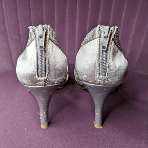 Alex Marie Rhinestone Silver Size 9 Formal‎ Heels - Picture 4 of 6